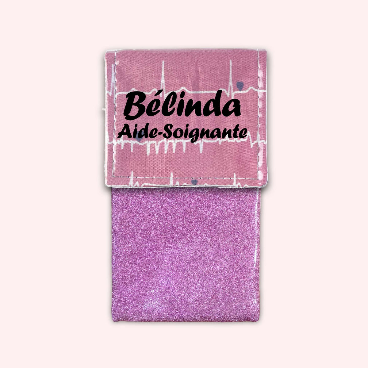 Pochette aimantée Rythme Rose