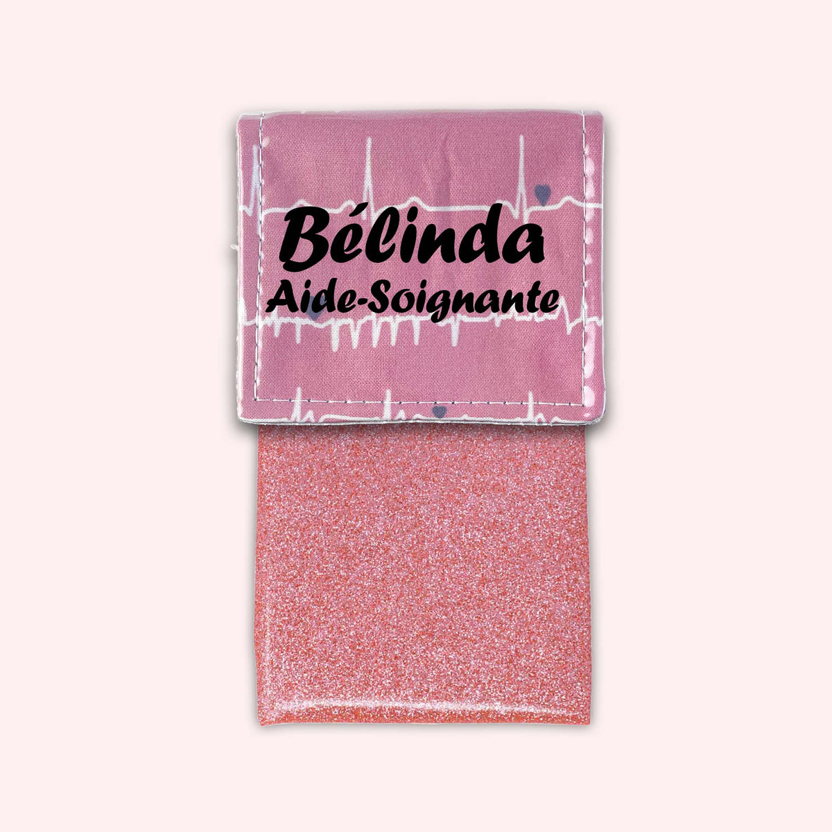 Pochette aimantée Rythme Rose