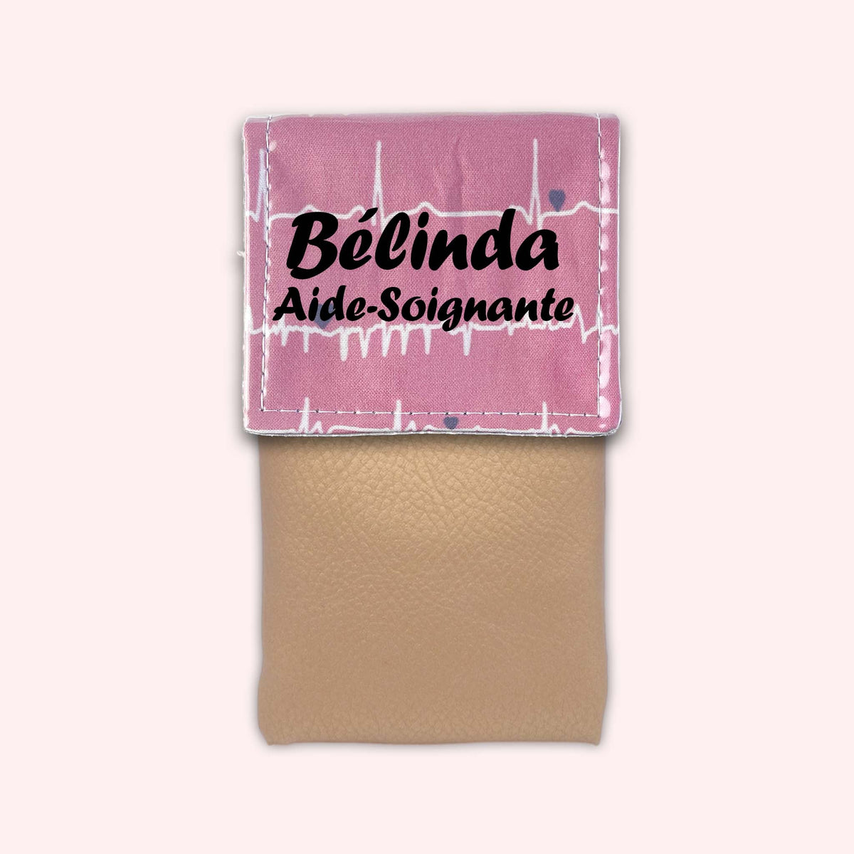 Pochette aimantée Rythme Rose