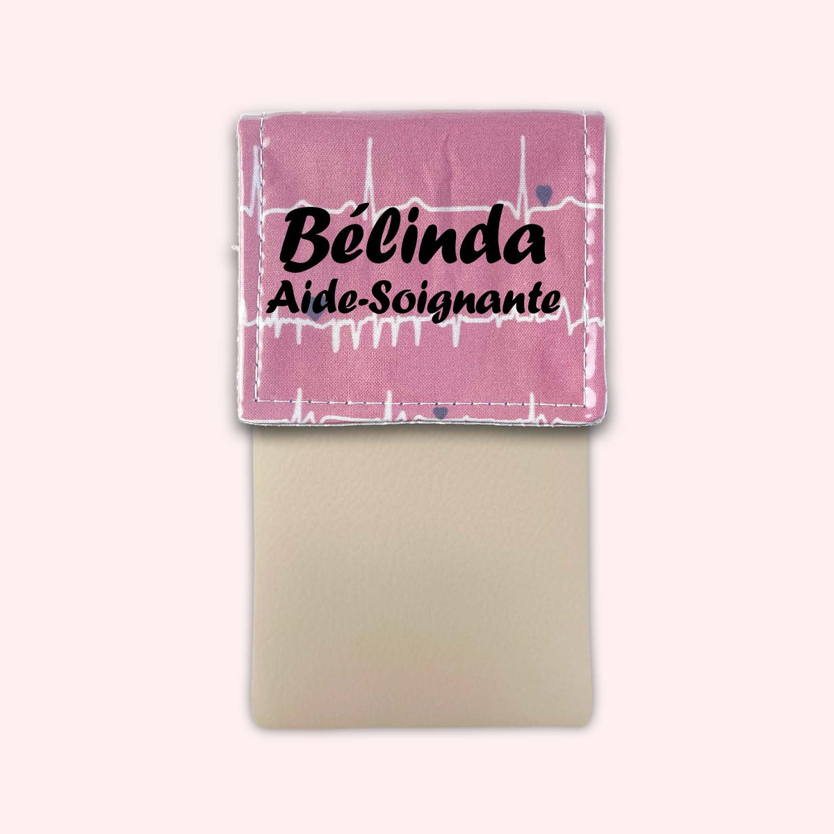 Pochette aimantée Rythme Rose