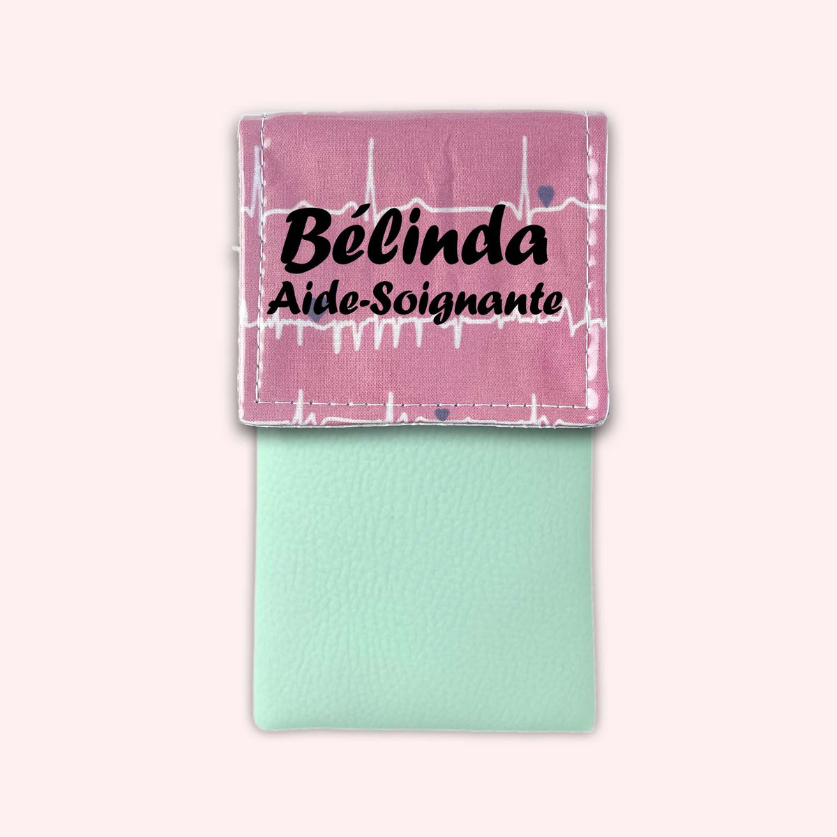 Pochette aimantée Rythme Rose
