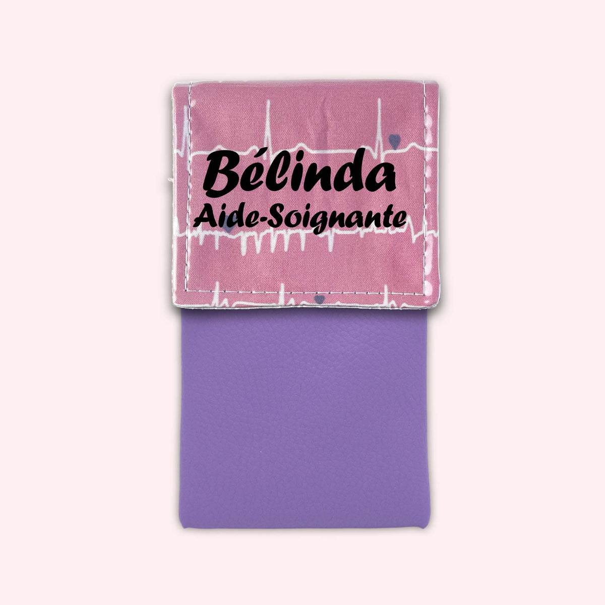 Pochette aimantée Rythme Rose