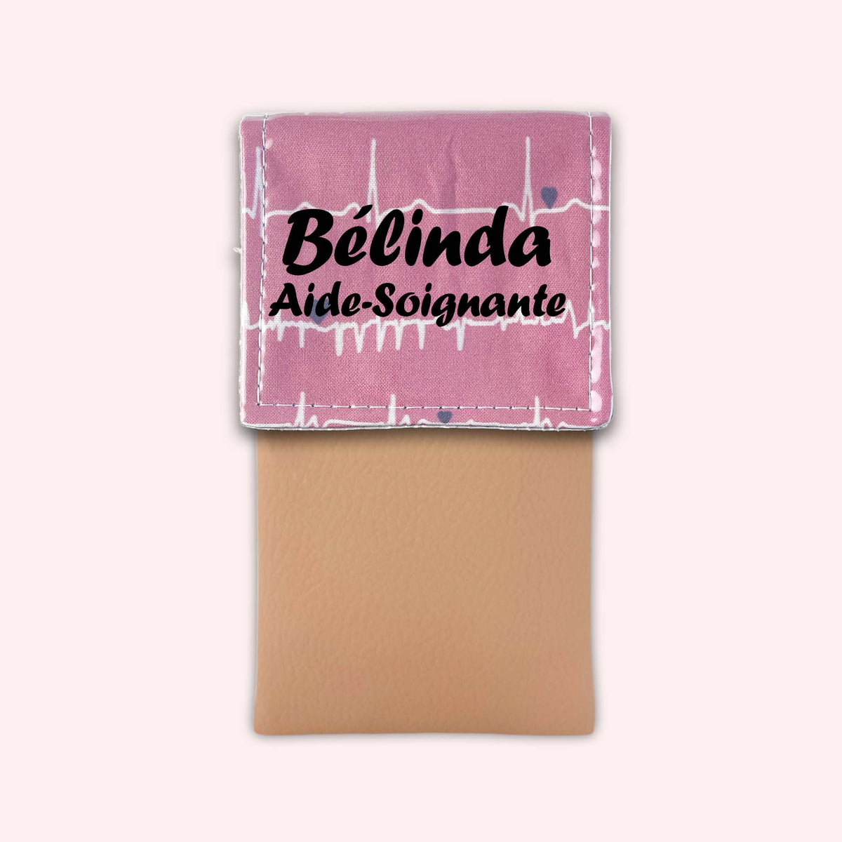 Pochette aimantée Rythme Rose