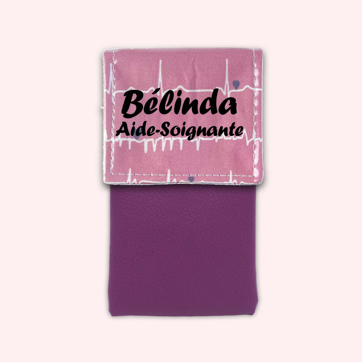 Pochette aimantée Rythme Rose