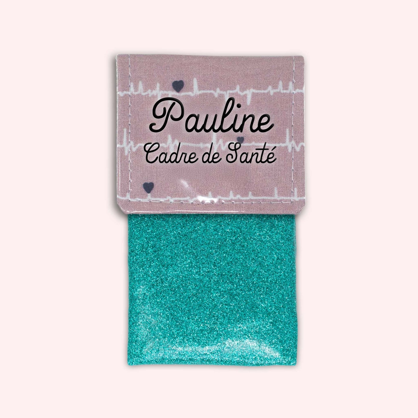 Pochette aimantée Rythme Rosé Pastel