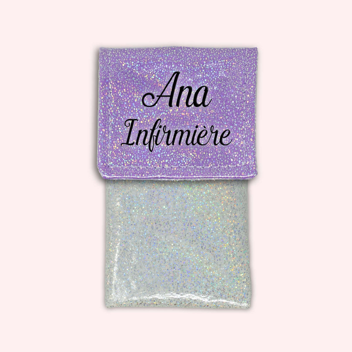Pochette aimantée Misty violet disco