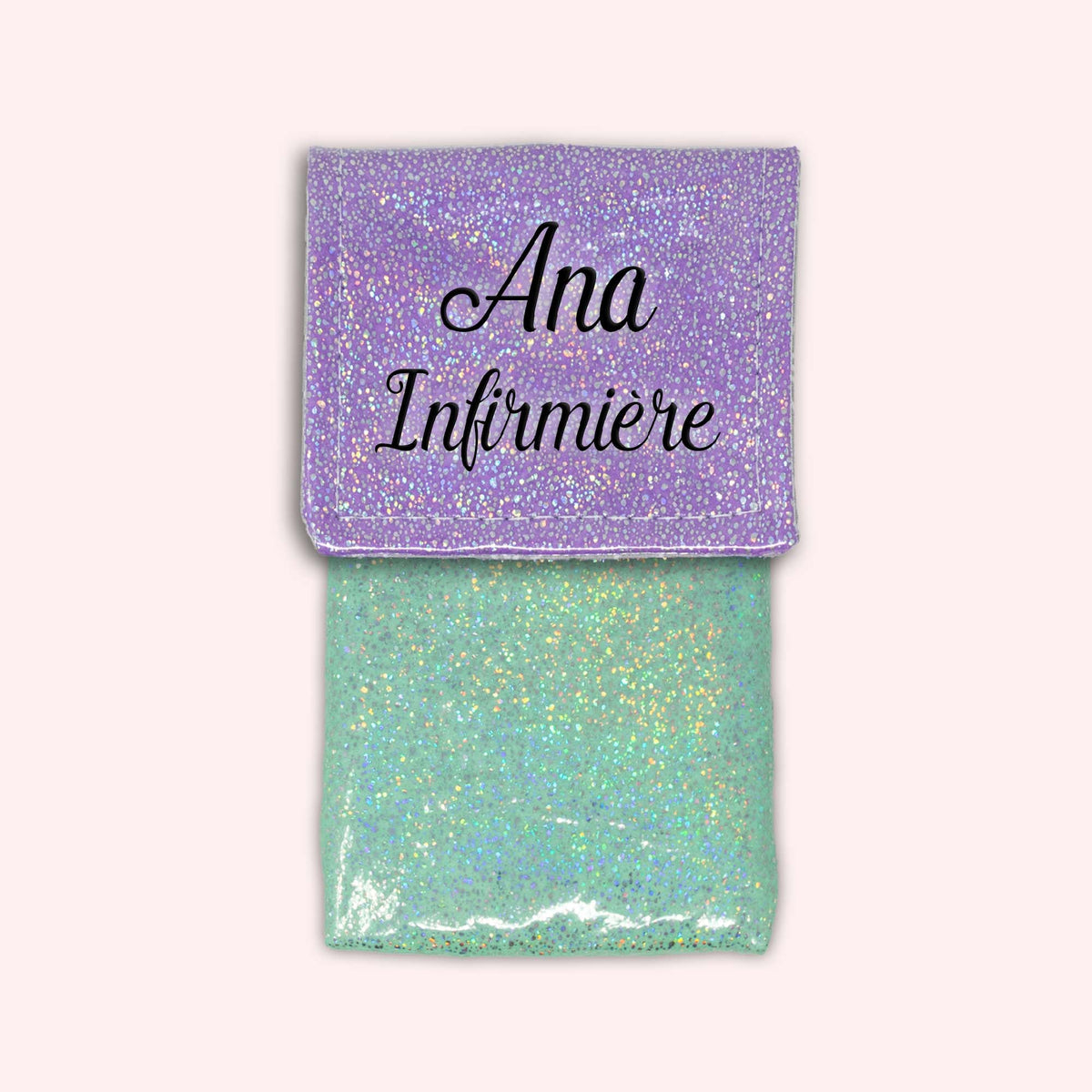 Pochette aimantée Misty violet disco