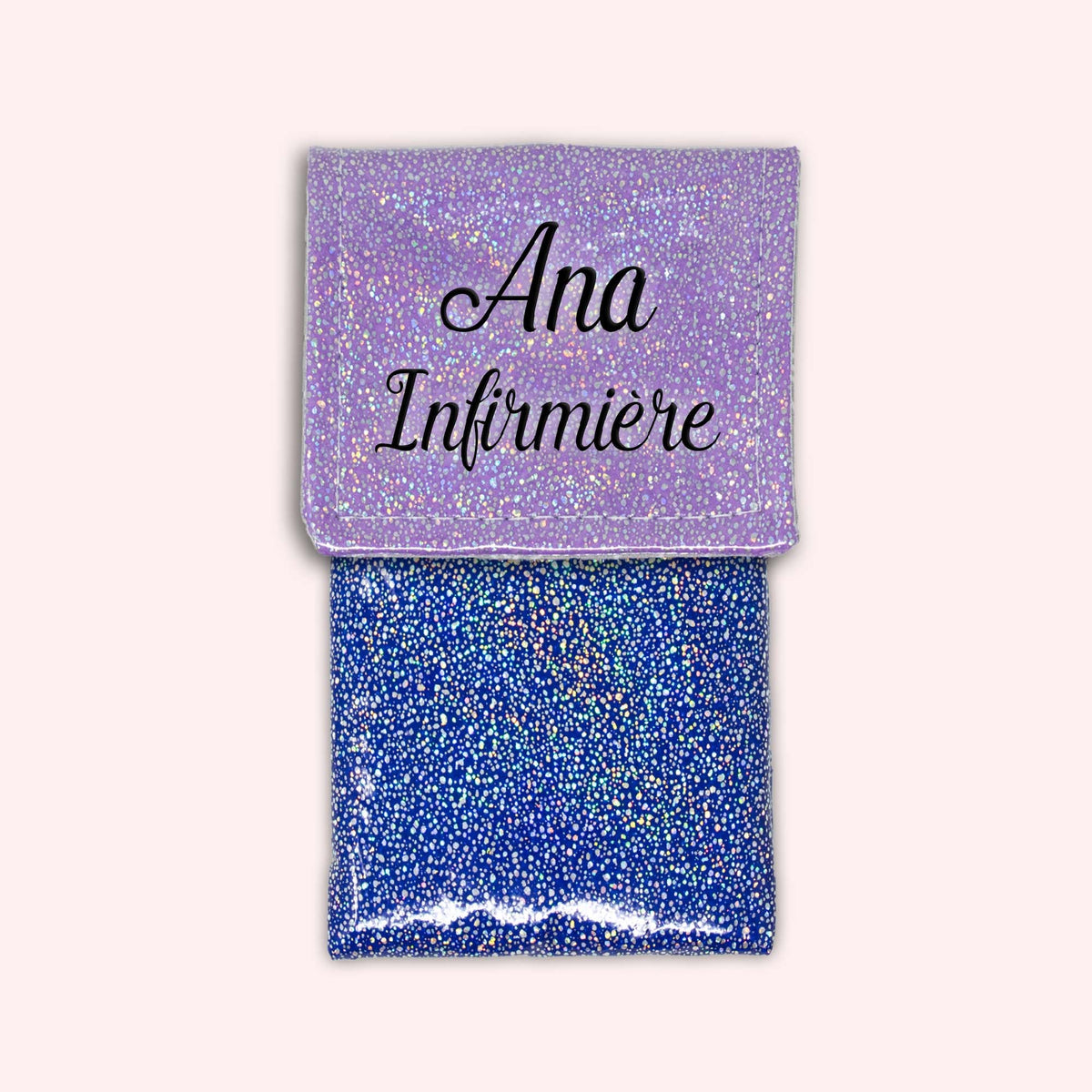Pochette aimantée Misty violet disco