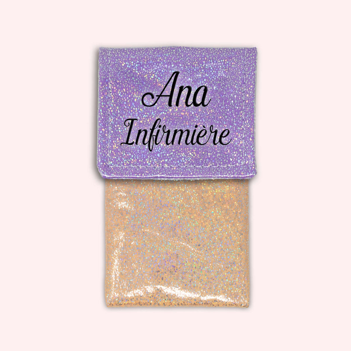 Pochette aimantée Misty violet disco