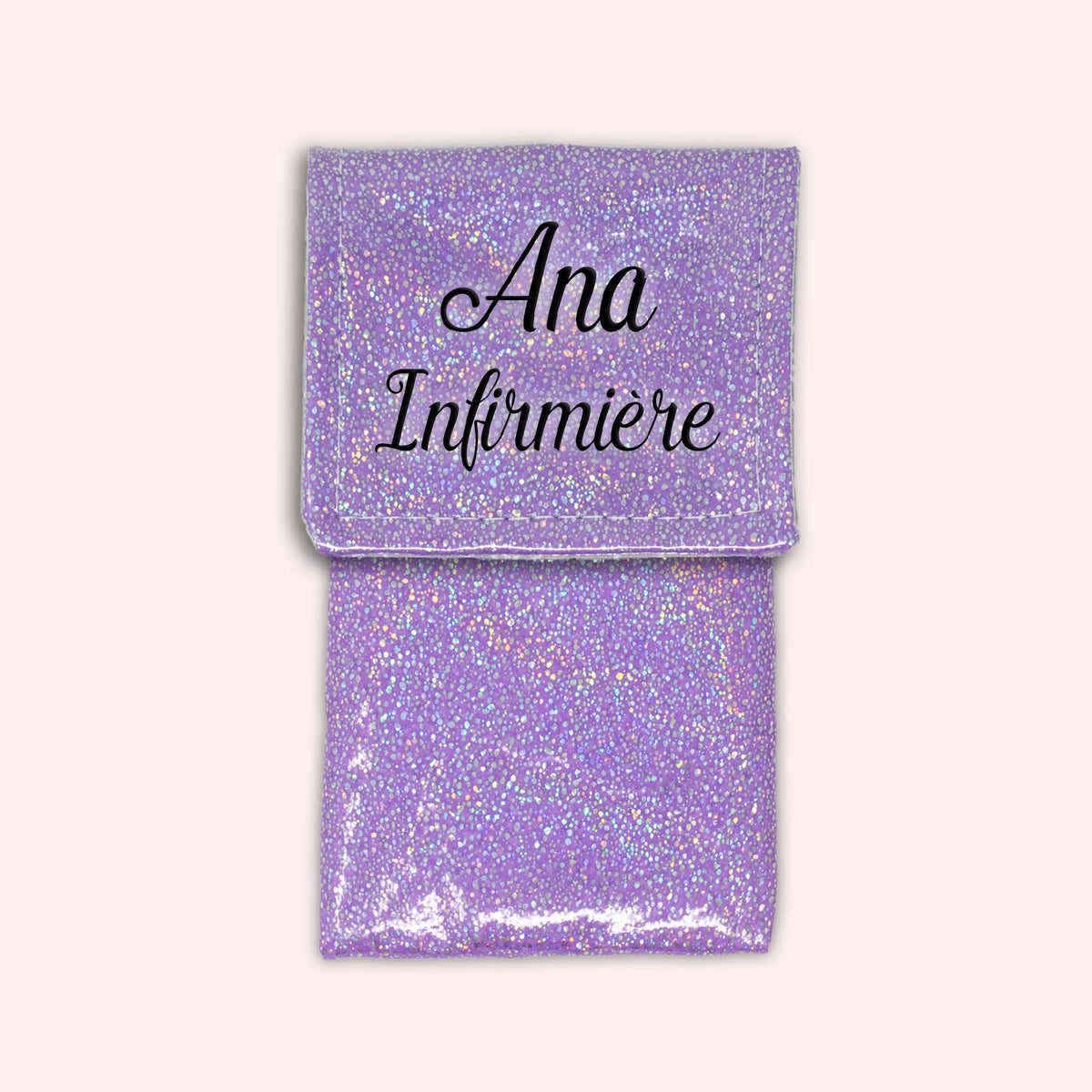 Pochette aimantée Misty violet disco