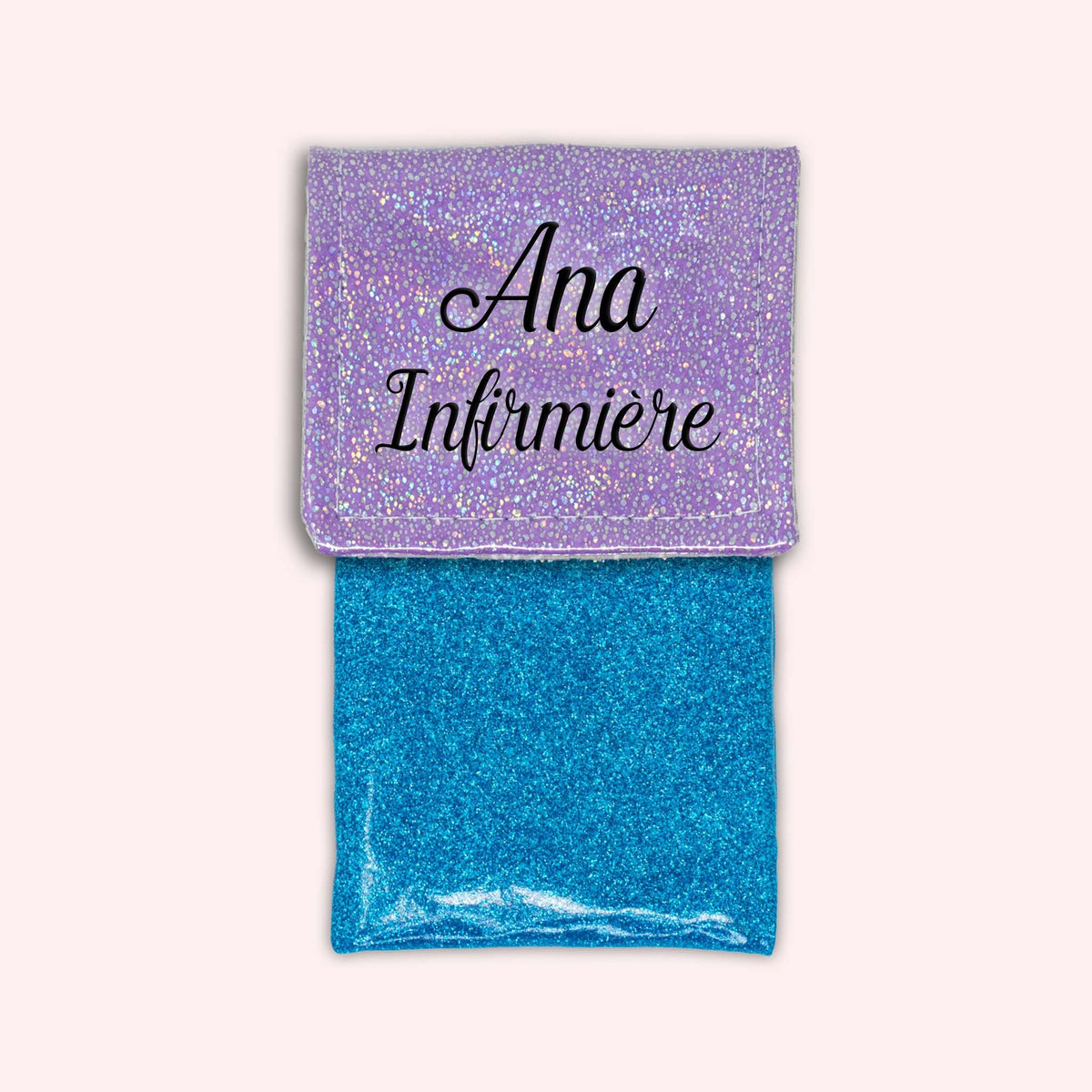 Pochette aimantée Misty violet disco