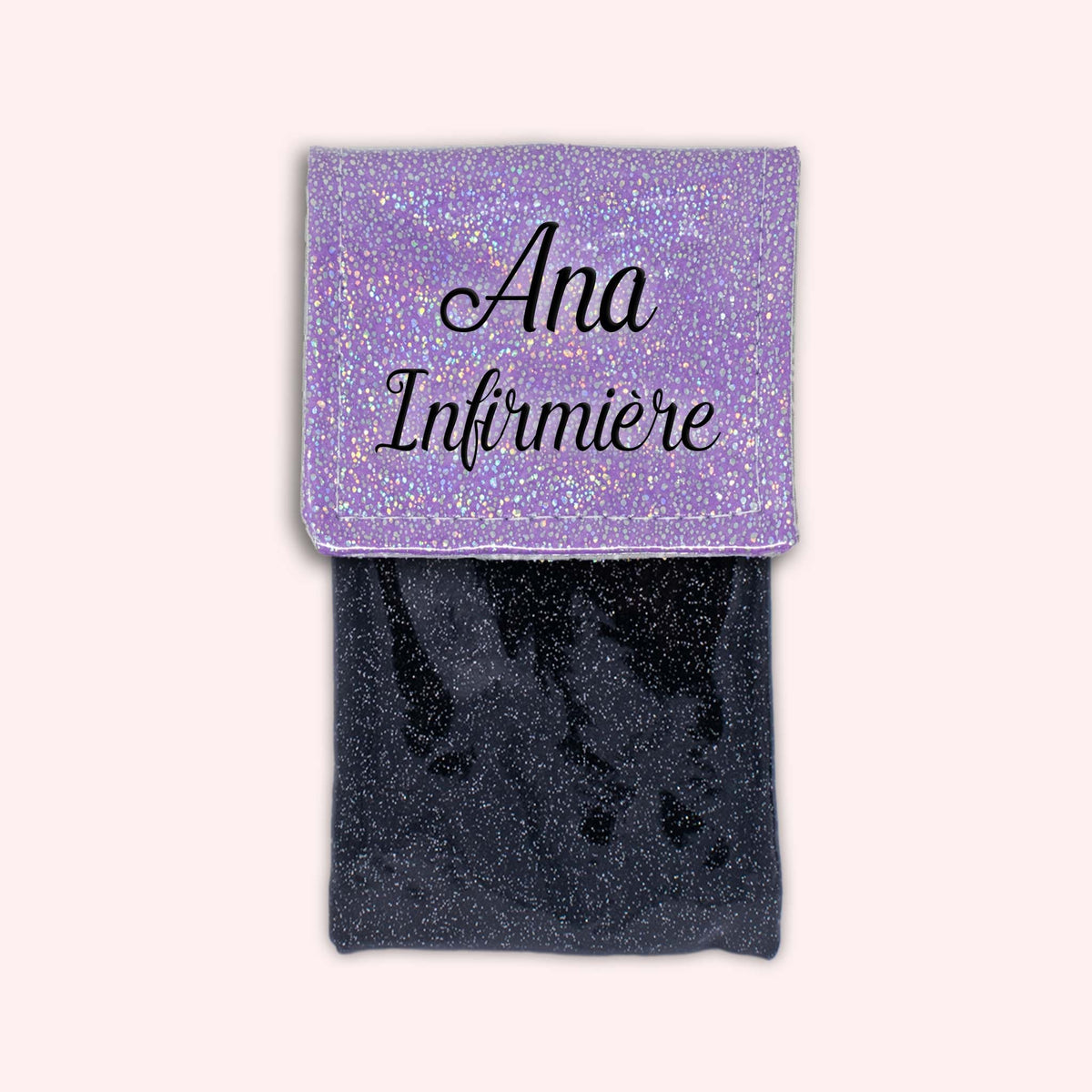Pochette aimantée Misty violet disco