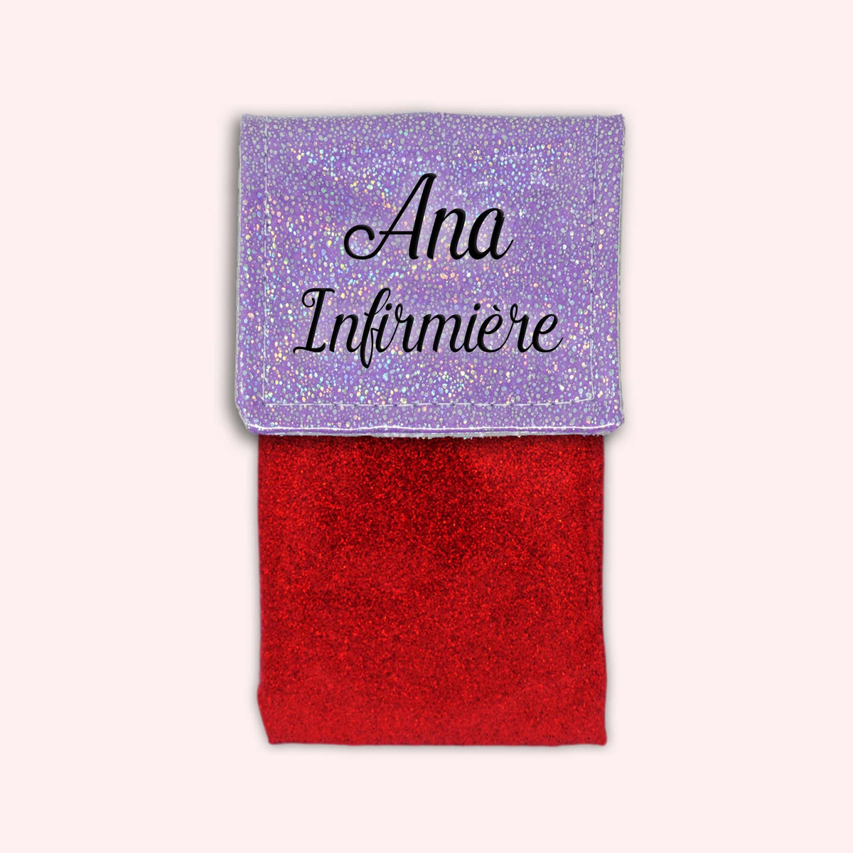 Pochette aimantée Misty violet disco