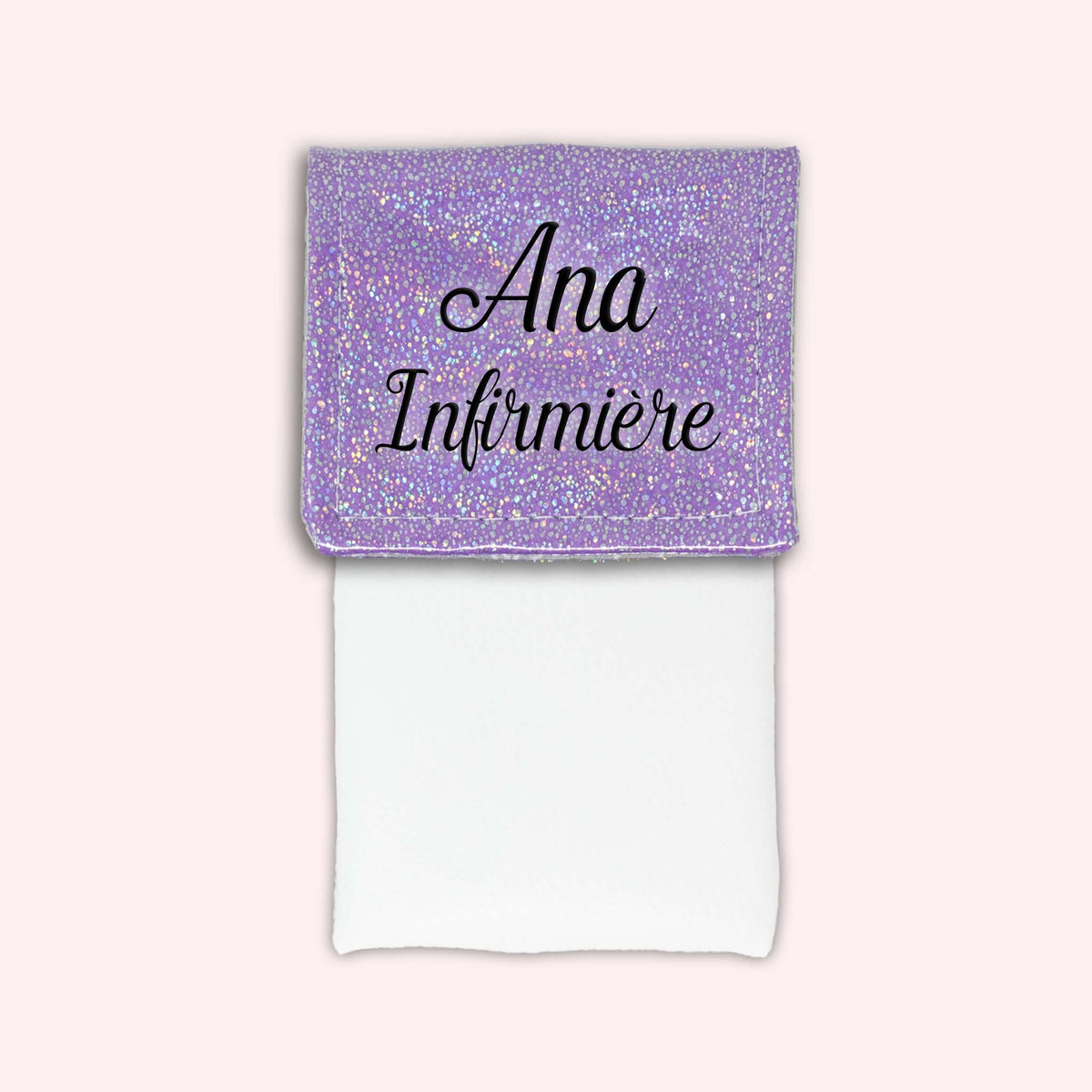 Pochette aimantée Misty violet disco