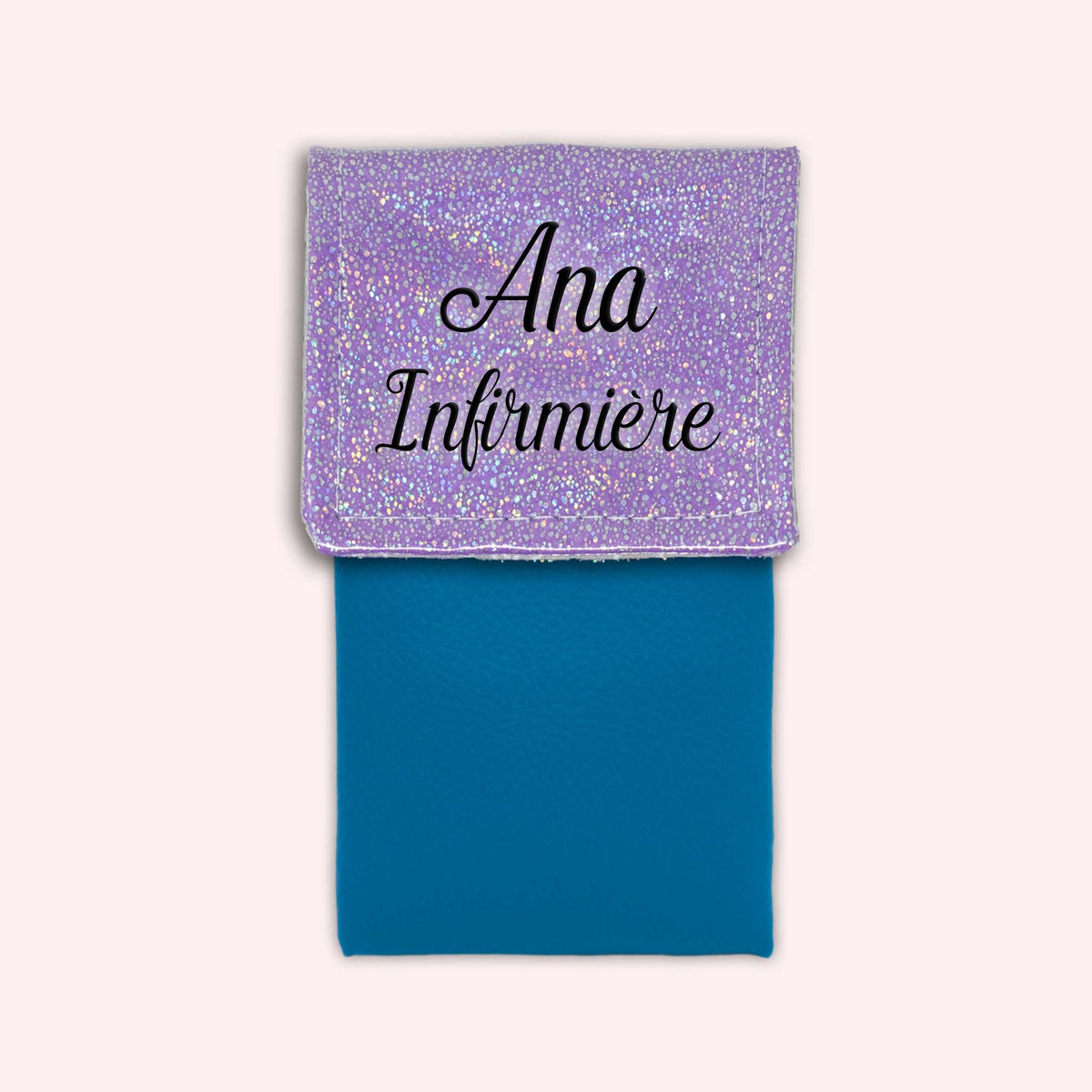 Pochette aimantée Misty violet disco
