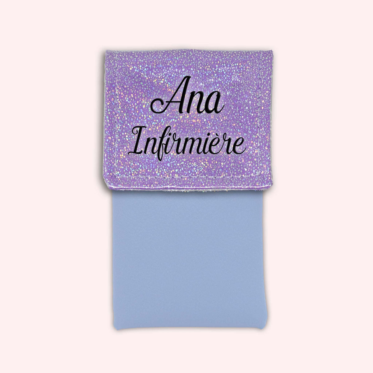 Pochette aimantée Misty violet disco