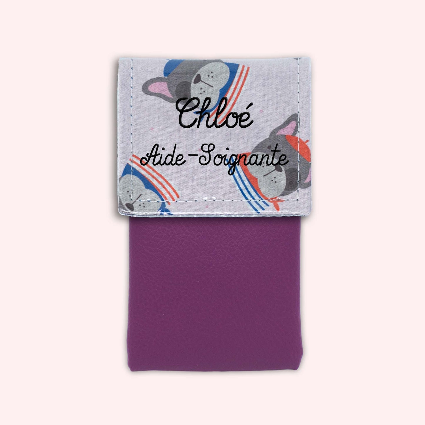 Pochette aimantée Bouledogue