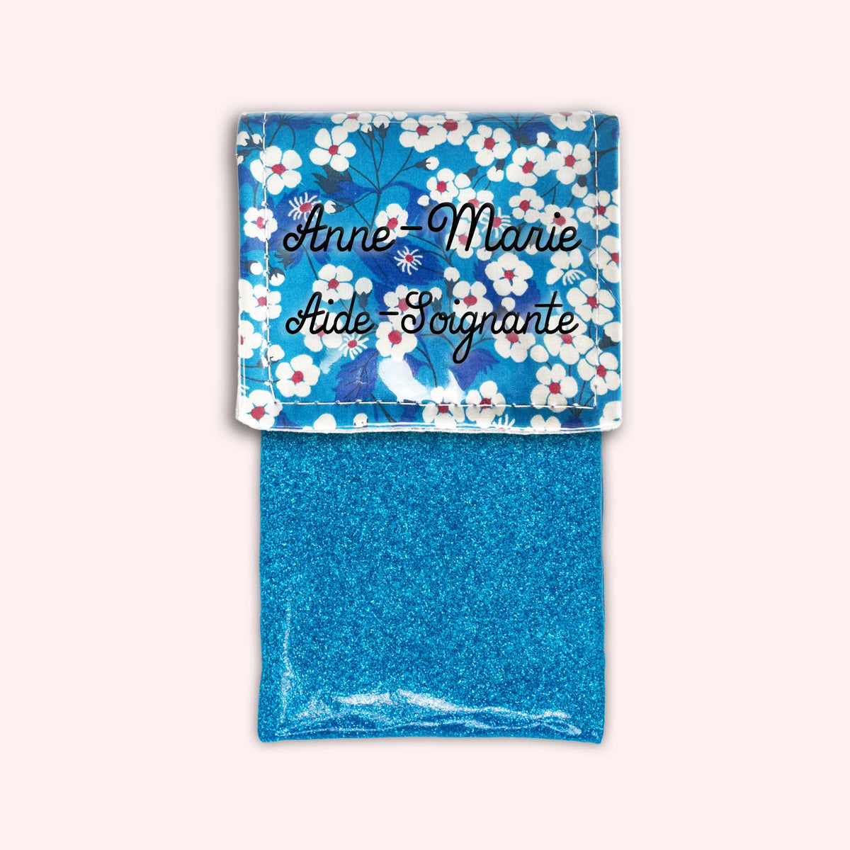 Pochette aimantée Blue Flowers