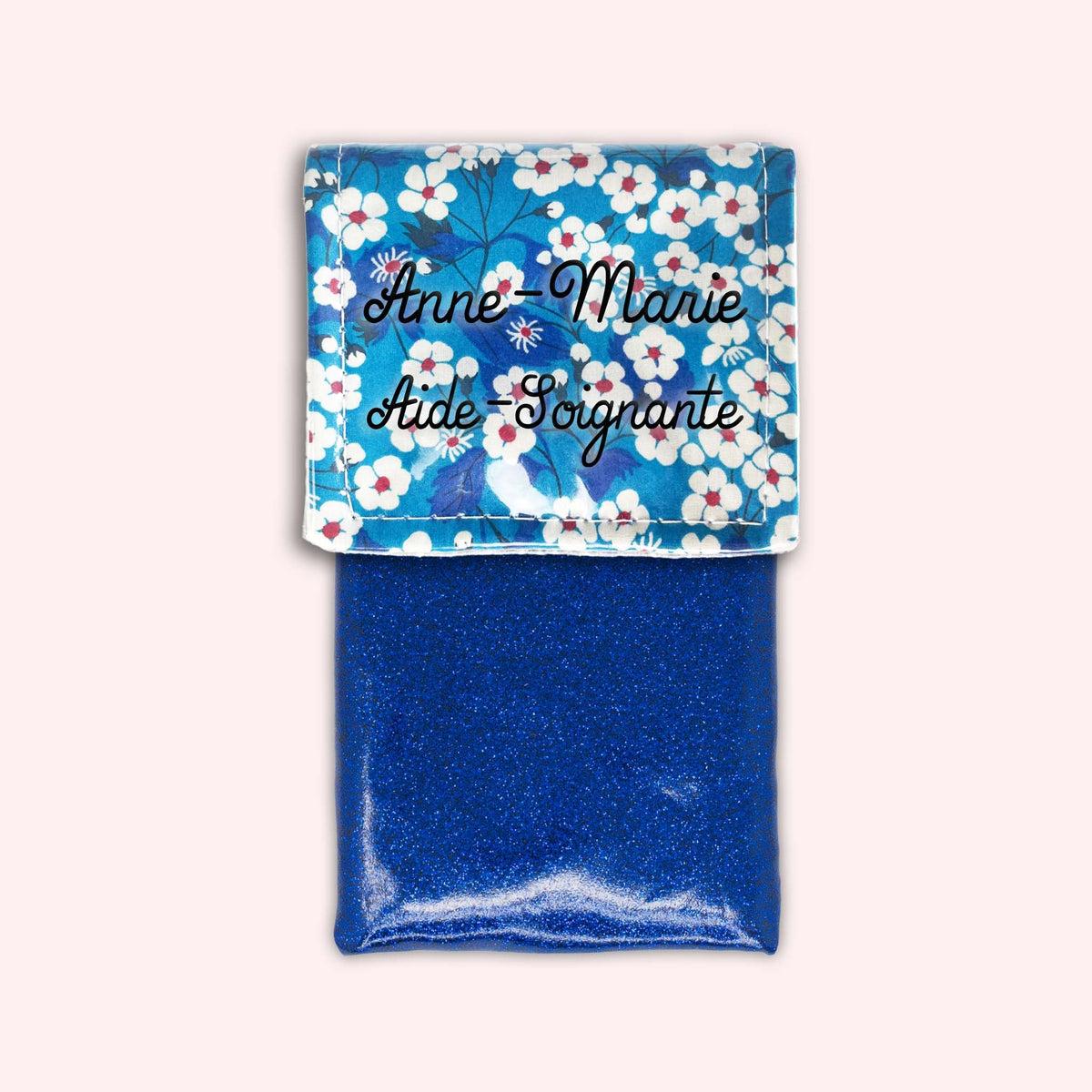 Pochette aimantée Blue Flowers