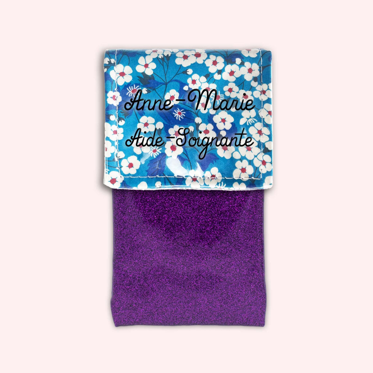 Pochette aimantée Blue Flowers