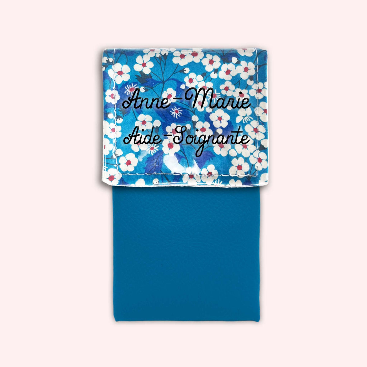 Pochette aimantée Blue Flowers