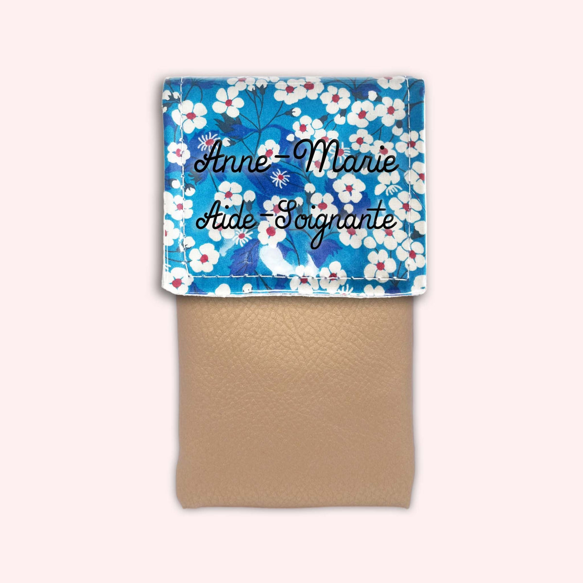Pochette aimantée Blue Flowers