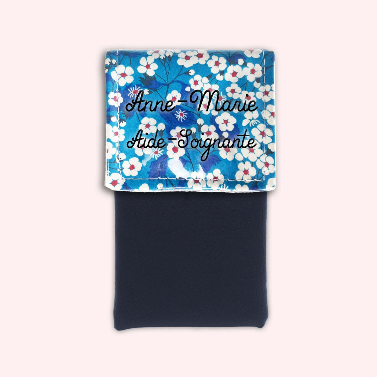 Pochette aimantée Blue Flowers