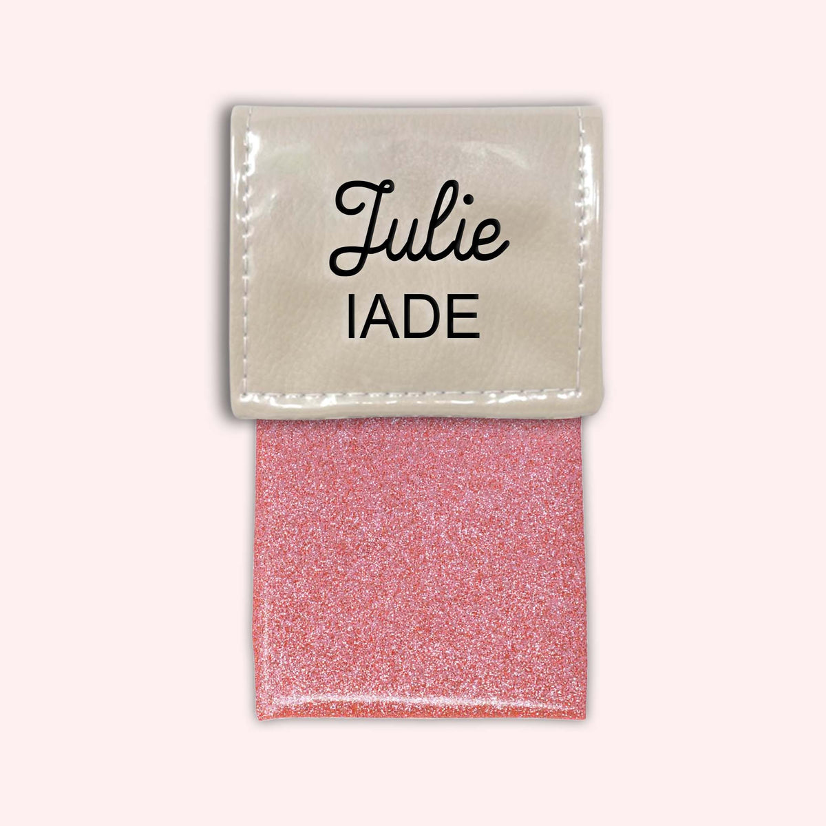Pochette bicolore rabat Mastic