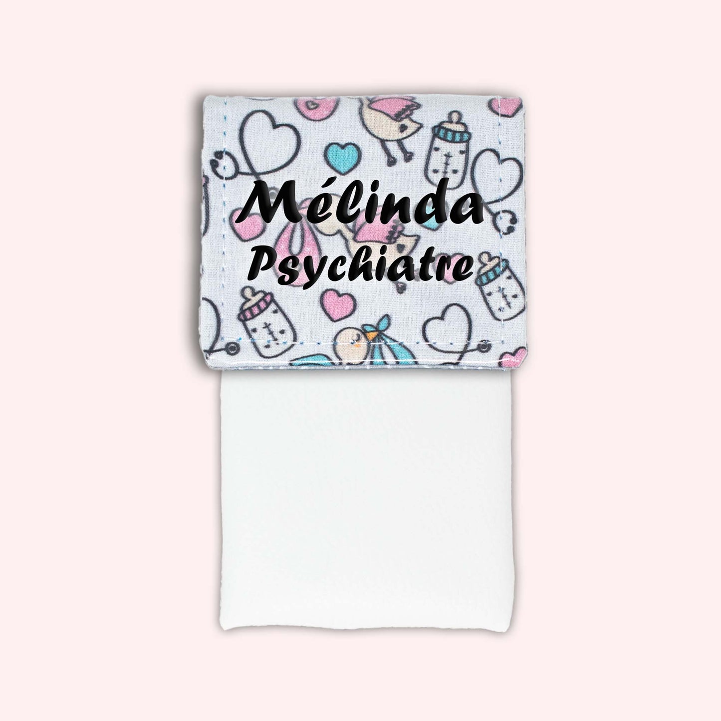 Pochette aimantée Cigogne baby