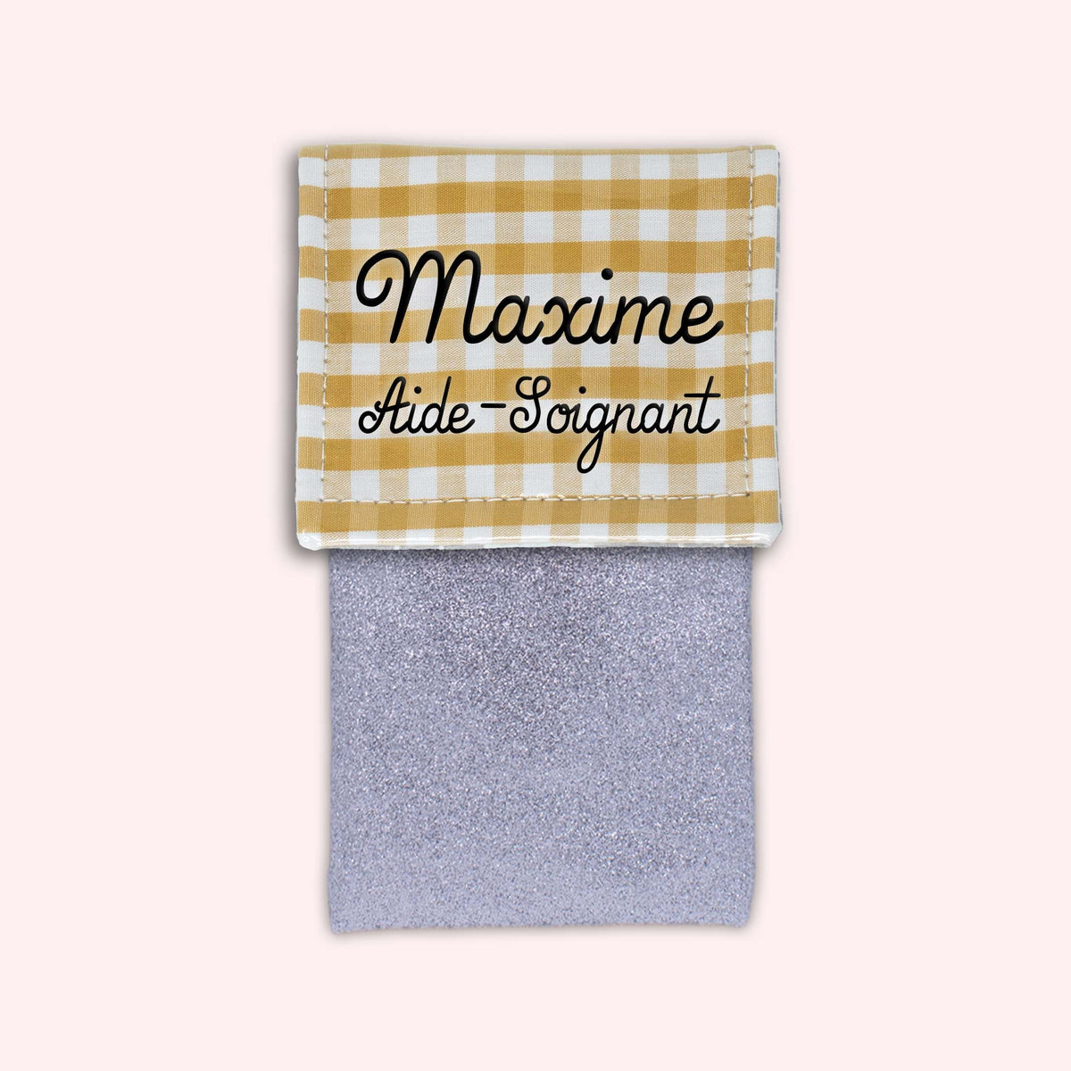 Pochette aimantée Vichy Dune