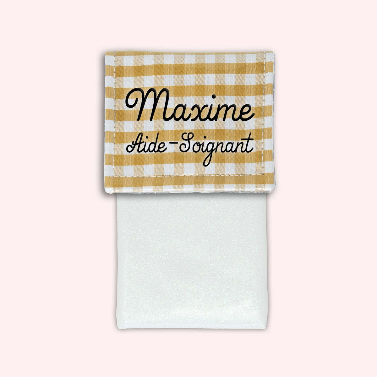 Pochette aimantée Vichy Dune