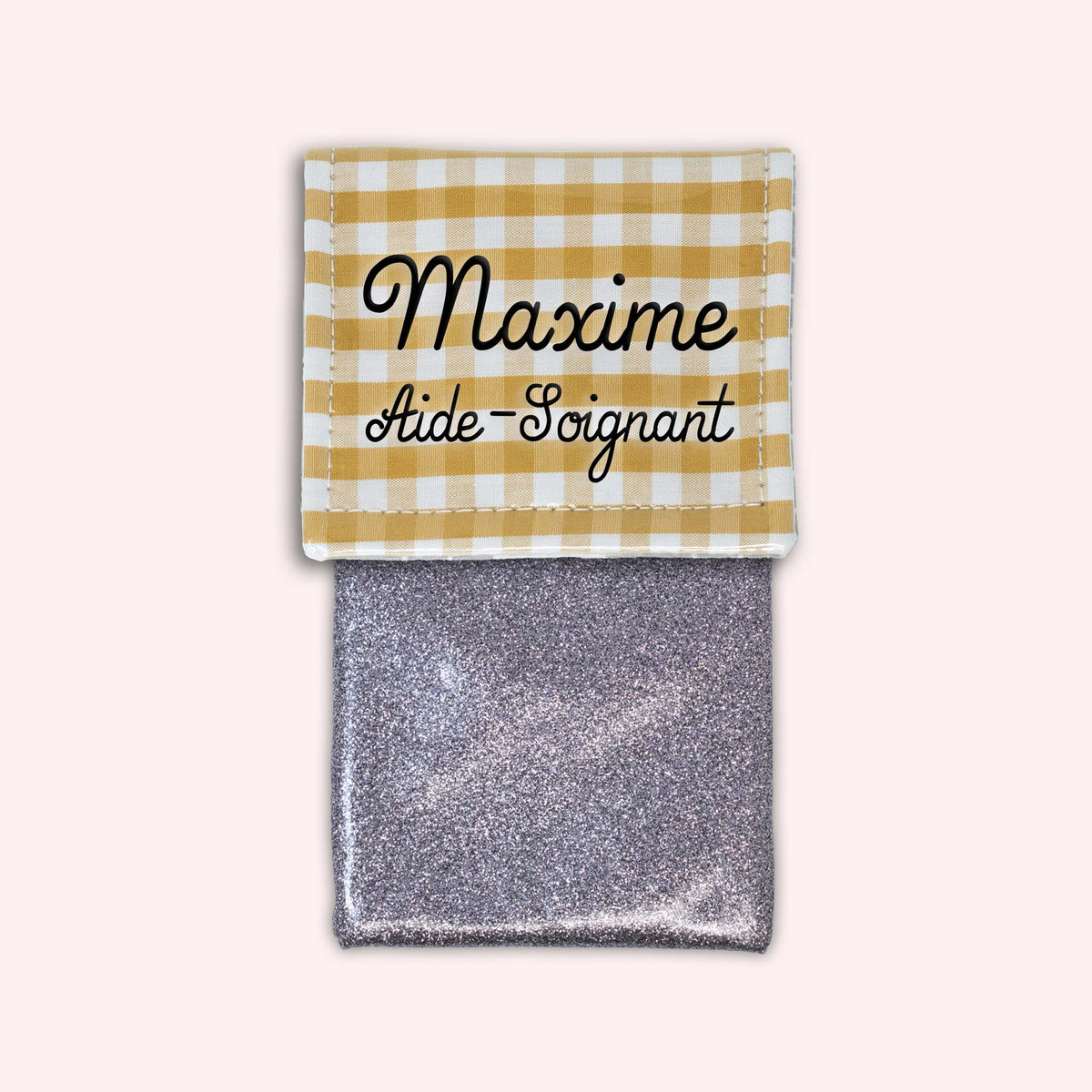 Pochette aimantée Vichy Dune