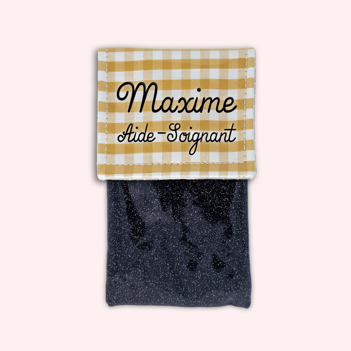 Pochette aimantée Vichy Dune