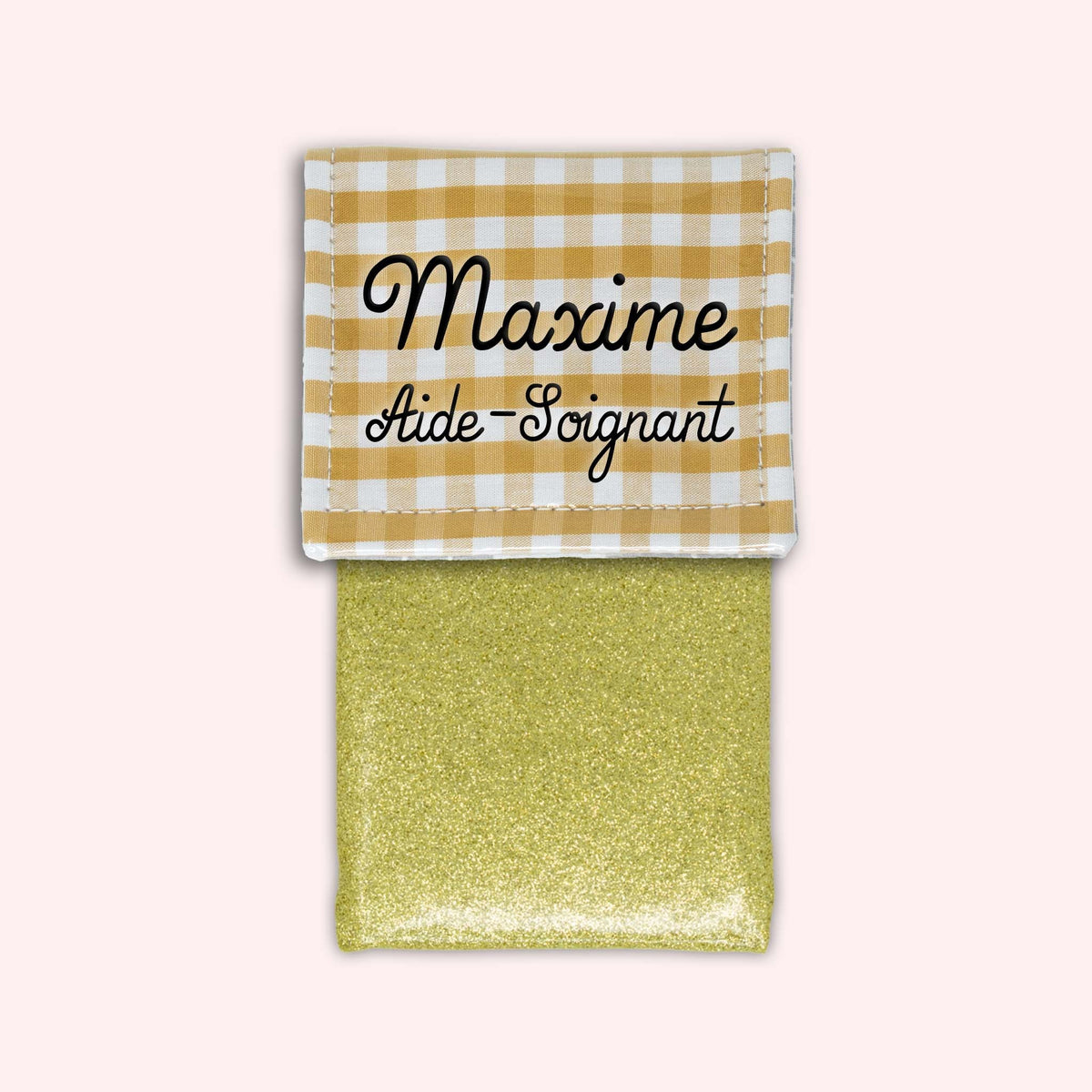 Pochette aimantée Vichy Dune