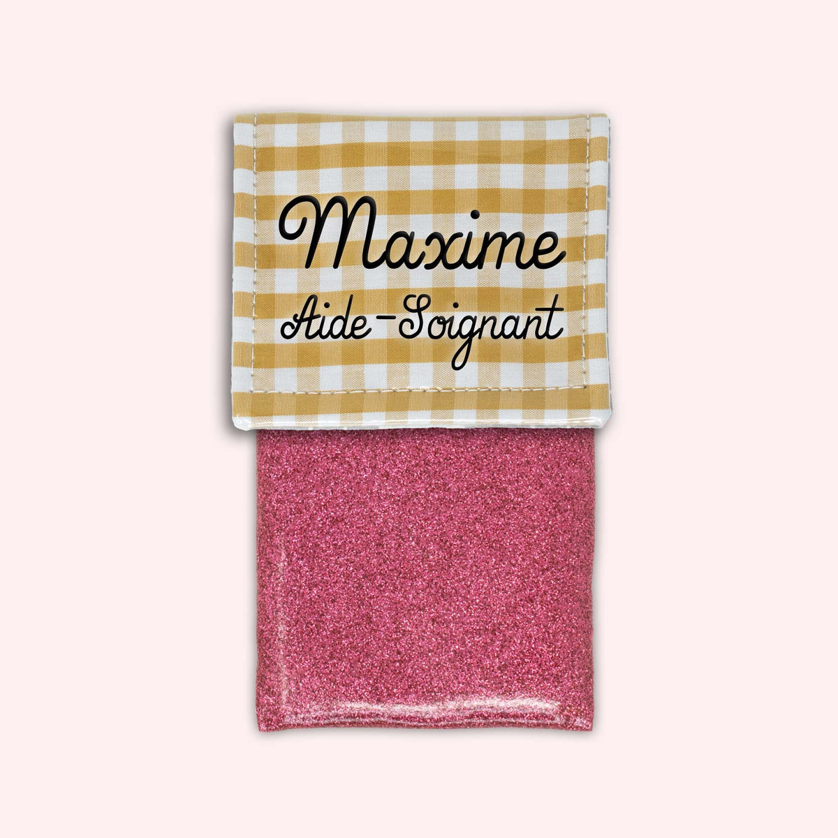 Pochette aimantée Vichy Dune
