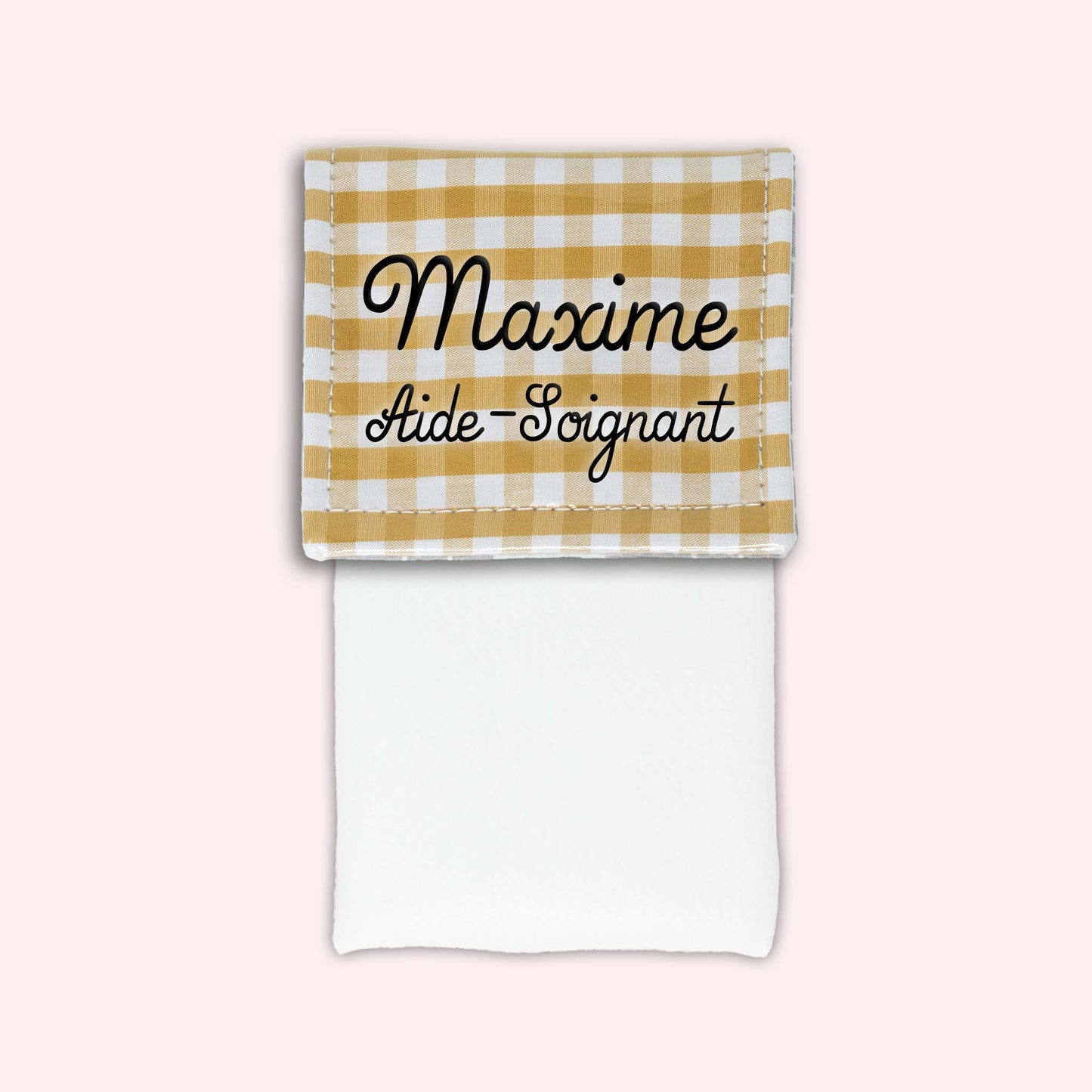 Pochette aimantée Vichy Dune