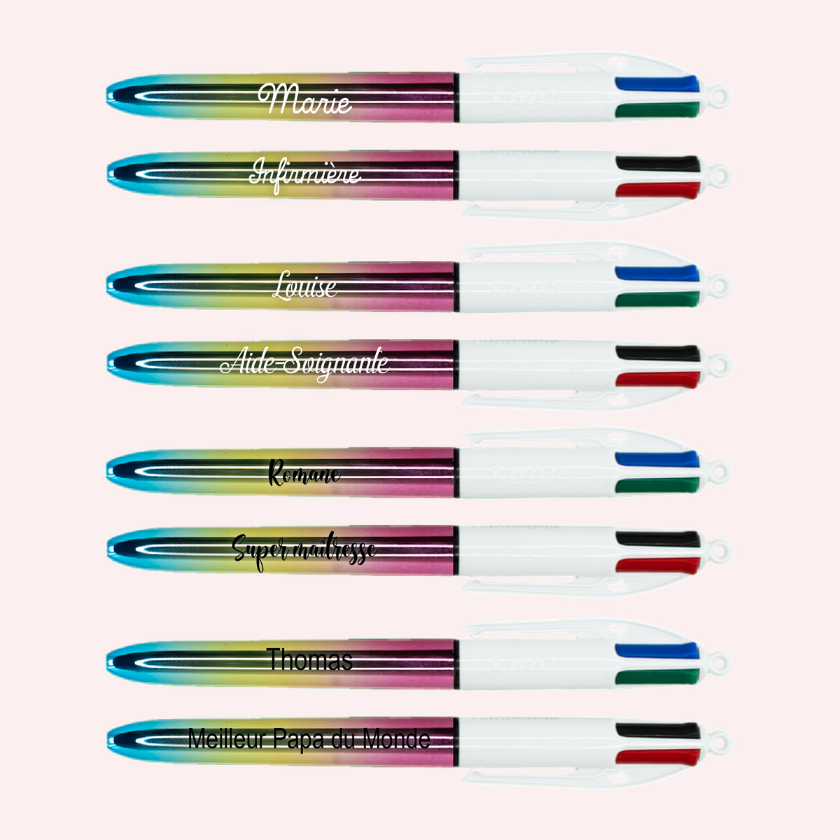 Stylo BIC 4 couleurs Gradient