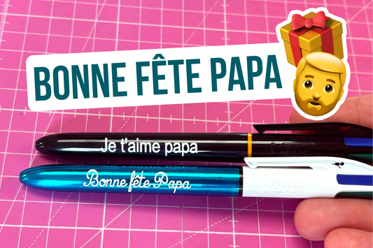 Idée cadeau fête des pères 2026 : le stylo personnalisé, original et utile