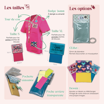 Pochette aimantée Primavera Éclat