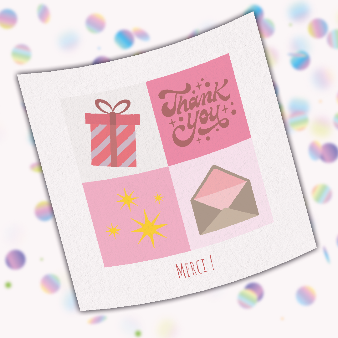 Emballage cadeau + Carte