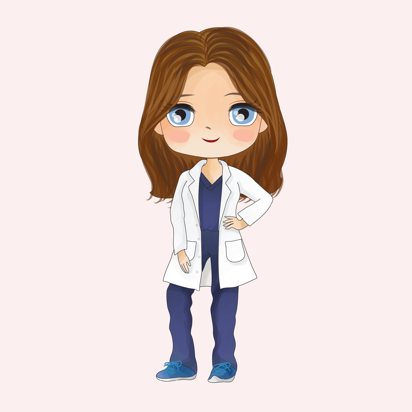 Option pour Pochette personnalisée mettant en scène Amelia Shepherd, le personnage captivant de Grey's Anatomy, pour une protection stylisée de vos crayons