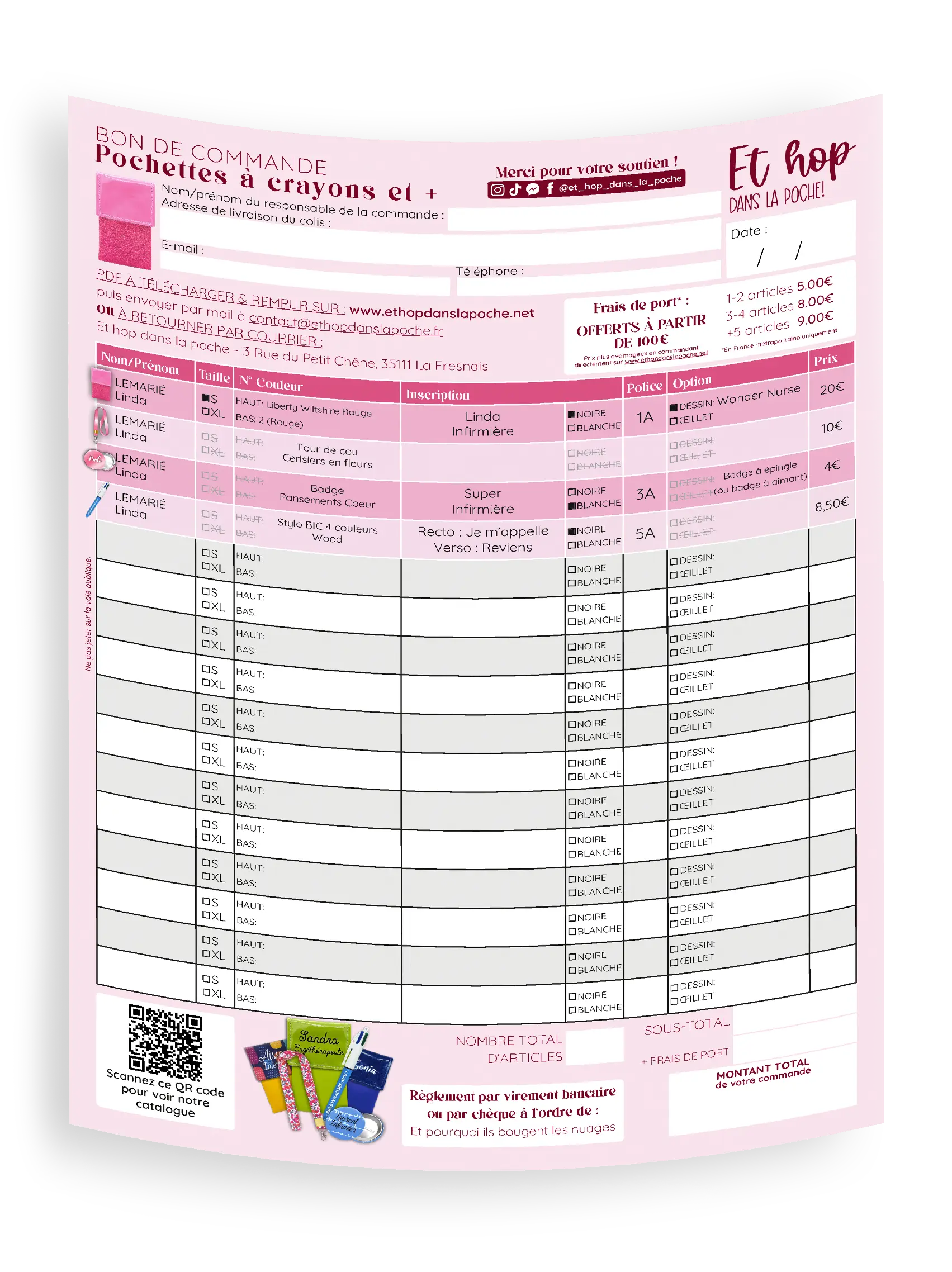 Bon de commande