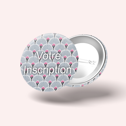 Art Deco Silver Badge