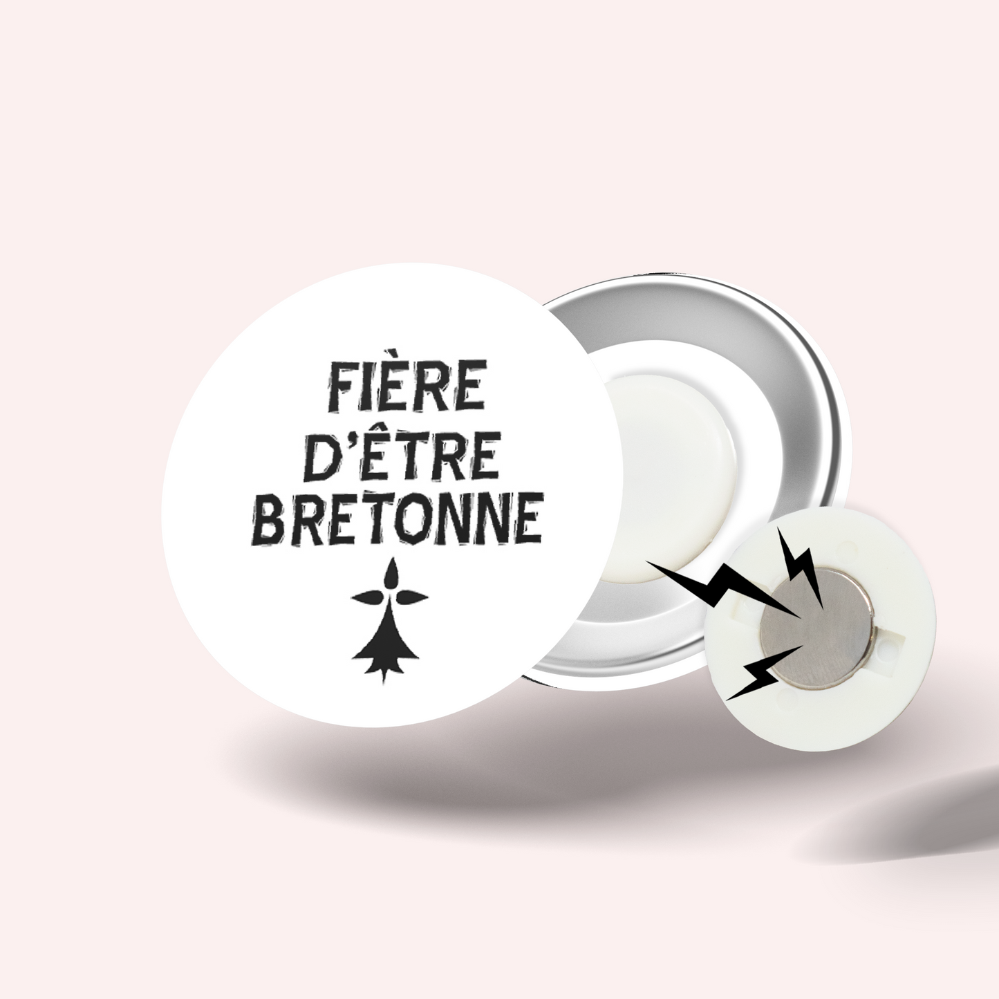Badge Bretagne 011 Fière d’être bretonne
