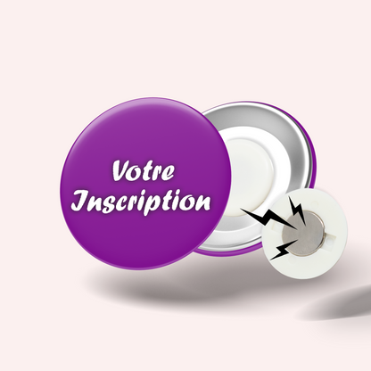 Badge Couleur Violet