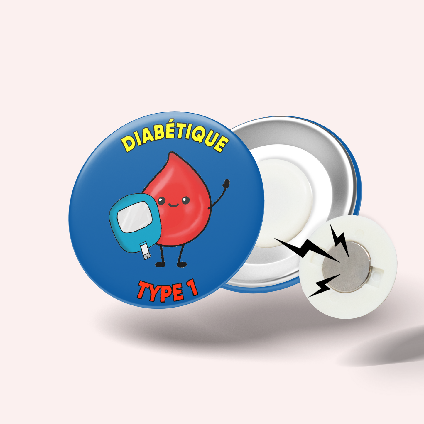 Diabetes Gout DT1 Badge
