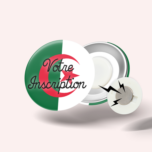 Badge Drapeau Algérie