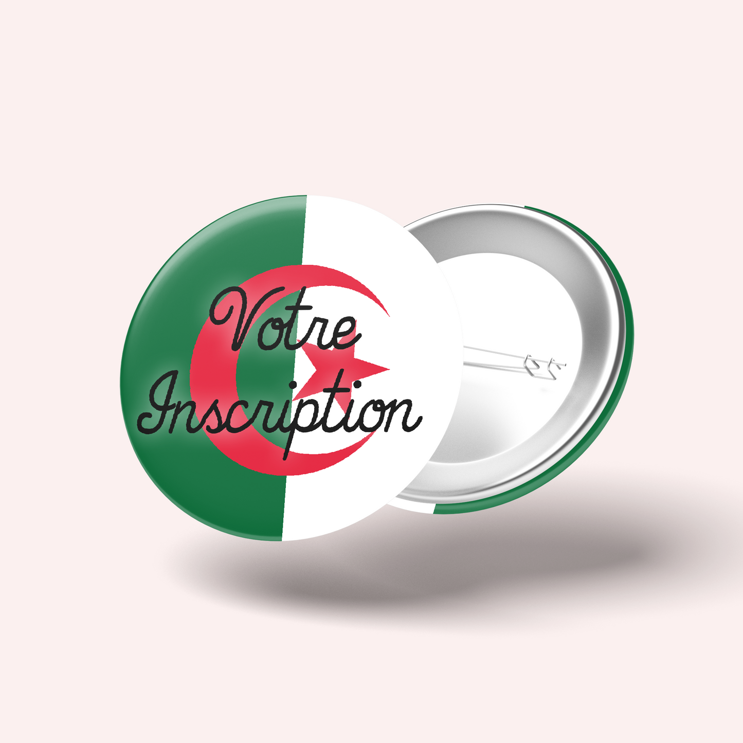 Badge Drapeau Algérie
