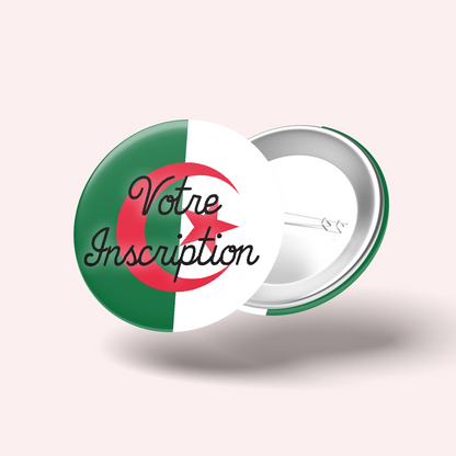 Badge Drapeau Algérie