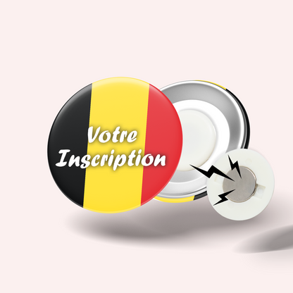 Badge Drapeau Belgique